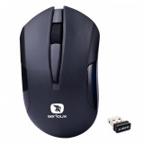 Mouse Serioux wireless, Drago 300, 1000dpi, negru, baterie AA inclusa ,receptor nano, blister, USB — Nou