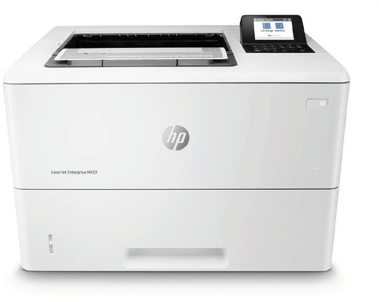Imprimanta Laser HP LaserJet Enterprise M507dn, Monocrom, format A4, Duplex, USB + LAN - imaginea 1