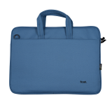Geanta laptop Trust Bologna Eco 16", albastru — Nou