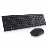 Kit Wireless tastatura si mouse Dell Premier KM5221W, taste numerice, negru — Nou