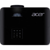 Videoproiector Acer X129H, XGA 1024* 768, up to WUXGA 1920* 1200, 4.800 lumeni/ 3840 lumeni ecomode, 4:3/ 16:9, 20.000:1, dimensiune maxima imagine 300", distanta maxima de proiectie 11.8 m, boxa 3W, lampa 6.000 ore/ 15.000 ore exteme eco, 27 dB, 2.8 kg, D-sub, HDMI, PC audio in/ out, Composite — Nou