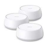 BE3600 Whole Home Mesh Wi-Fi 7 System SPEED: 688 Mbps at 2.4 GHz + 2882 Mbps at 5 GHz SPEC: Internal Antennas, 2 × 2.5 Gigabit Ports (WAN/LAN auto-sensing), 160MHz for 5 GHz, 4-Stream FEATURE: Deco App, Router/AP Mode, IPv6, IPTV — Nou