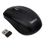 Mouse Wireless SPACER SPMO-WS-BK-04, 1600 dpi, Negru — Nou