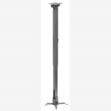 Suport de tavan telescopic Sopar Tapa 23059, inaltime reglabila intre 70-120 cm, suporta pana la 12 kg, grad de inclinare de +/- 20° | +/- 10°, rotatie +/- 10°, din otel, argintiu — Nou