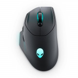 Mouse Gaming Wireless DELL AW620M, 26000 dpi, Negru, 1 An Garantie