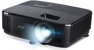 Videoproiector Acer X1129HP, DLP, SVGA 800*600, up to WUXGA 1920* 1200, 4.800 lumeni, 4:3/ 16:9, 20.000:1, dimensiune maxima imagine 300", distanta maxima de proiectie 12 m, boxa 3W, lampa 5.000 ore/ 15.000 ore Ecomode, 29 dB, 2.4 kg, 2*D-sub, composite video/ RCA, HDMI, PC audio, USB Ctrl (Mini-B) — Nou