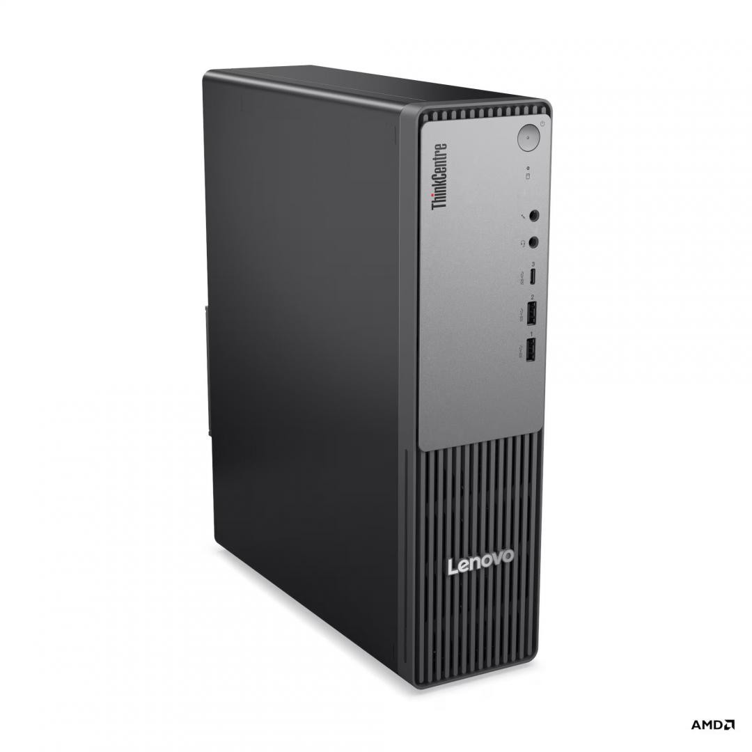 Desktop Business Lenovo ThinkCentre neo 55s Gen 6 cu procesor AMD Ryzen AI 7 350 pana la 5.0 GHz, 16 GB DDR5, 512GB SSD, 860M, Fara OS, Black, 1 an Garantie - imaginea 1