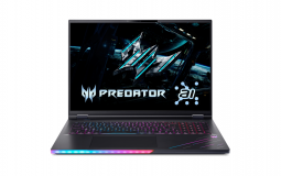 Laptop Gaming Acer Predator Helios 18, cu procesor Intel Core Ultra 9 275HX, 18'' IPS, 32 GB DDR5, 1 TB SSD, NVIDIA GeForce RTX 5080, 16GB GDDR7, Fara OS, 2 ani Garantie — Nou