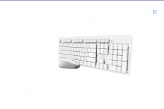 Kit Wireless tastatura si mouse Trust Ody II, taste numerice, alb — Nou
