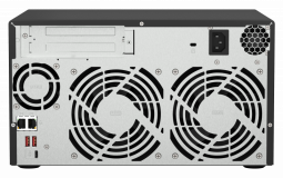 NAS QNAP 873A 8-Bay, CPU AMD Ryzen V1000 series V1500B 4C/8T 2.2GHz, RAM 8GB (1x 8GB) DDR4 (2 x SODIMM slots, max. 64GB, suport optional ECC RAM), 8x 2.5/3.5 SATA 6Gbps, 2x M.2 2280 NVMe PCIe Gen3 x1 HDD (neincluse), LAN: 2 x 2.5GbE (optional port 10GbE prin placa PCIe), tower, single PSU, 250W - imaginea 2