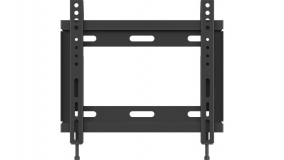 Suport de perete Hikvision DS-DM1940W; Solid steel structure, preventing screen bending or twisting Cold-rolled steel plate (SPCC) Quick and easy installation Dimensiuni: 250 mm × 220 mm × 25mm Greutate: 0.75 ± 0.5 Kg Culoare: negru — Nou