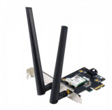 ASUS PCE-AXE5400 Wifi  Bluetooth 5.2 PCIe adapter, WI-FI 6, 2.4GHz / 5GHz / 6GHz, greutate: 49.7G, 2 x Antene externe, PCI-Express x 1. - imaginea 1
