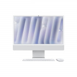 Apple iMAC 24" Retina 4.5k/ Apple M4 (CPU 10-core, GPU 10-core, Neural Engine16-core)/16GB/256GB - Silver - INT KB (2024), Nano-texture glass — Nou