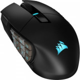 Mouse Gaming Wireless Corsair SCIMITAR ELITE WIRELESS, 26000 DPI, negru — Nou