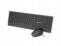 Kit Wireless tastatura si mouse NATEC STINGRAY 2, Negru — Nou