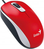 Mouse GENIUS DX-110, 1000 dpi, rosu, 1 An Garantie