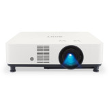 Videoproiector Sony VPL-PHZ51, 3LCD laser WUXGA 1920* 1200, 16:10, zoom 1.6x, 4K 60P input support, dimensiune maxima imagine 300", 5.800 lumeni, contrast ∞:1, +/-30 degrees correction, Mini D-sub 15 pin, D-sub 9-pin, audio in/ out, 2* HDMI, RJ45, 10BASE-T / 100BASE-TX, Phono jack (Composite), USB — Nou