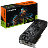 Placa Video GIGABYTE nVidia GeForce RTX 5070 Ti WINDFORCE SFF, 16 GB GDDR7, 256 bit, PCIe 5.0 x16, 1 x HDMI, 3 x DisplayPort — Nou