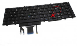 Tastatura Laptop Noua, Dell Latitude 5590, 5591, QWERTY UK, iluminata — Nou