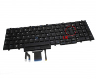 Tastatura Laptop Noua, Dell Latitude 5590, 5591, QWERTY UK, iluminata — Nou