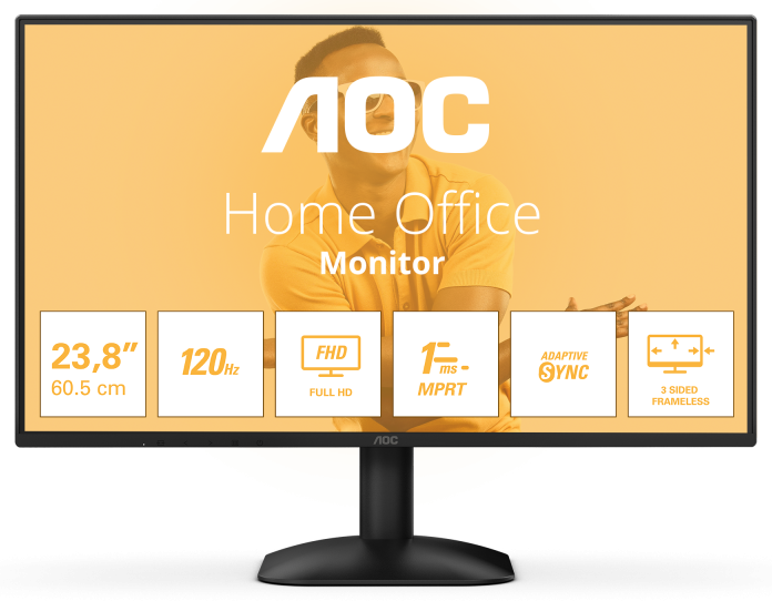Monitor Consumer AOC 24B31H, 23.8", 1920 x 1080 pixeli, Black, 3 ani Garantie