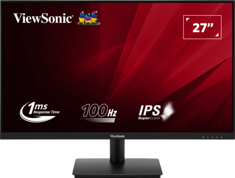 Monitor Consumer ViewSonic VA270-H, 27", 1920x1080 pixeli, Black, 2 ani garantie - imaginea 1