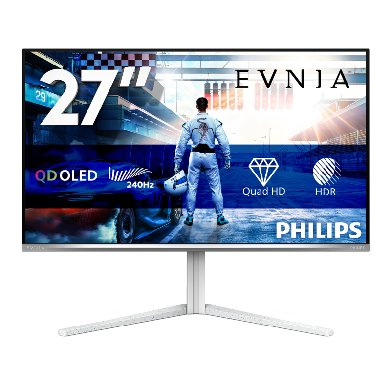 Monitor Gaming Philips 27M2N6501L/00, 26.5", 2560 x 1440 pixeli, White, 3 ani Garantie - imaginea 1