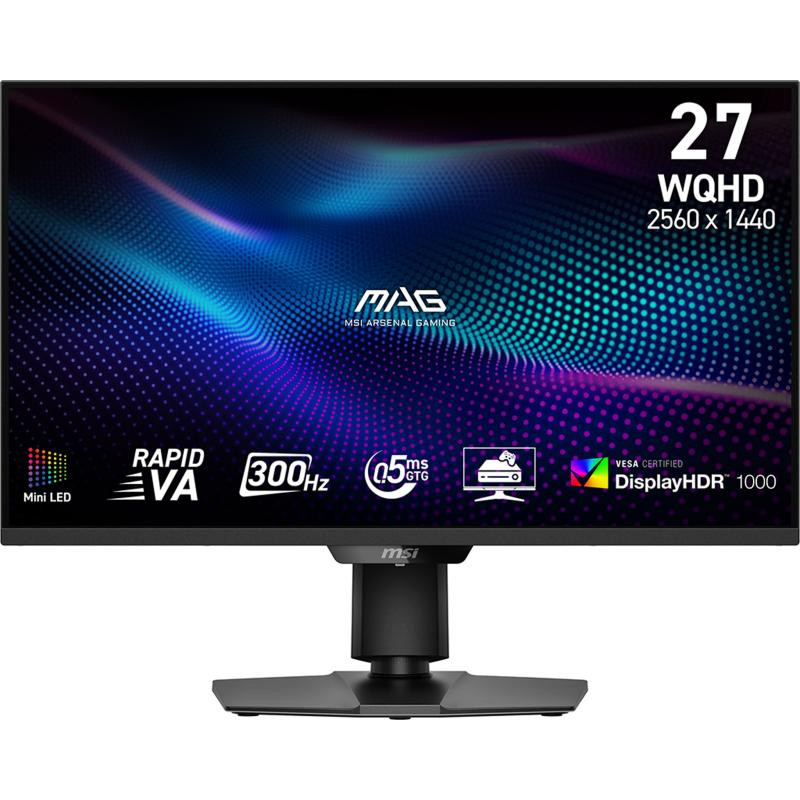 Monitor Consumer MSI MAG 274QPF X30MV, 27", 2560 x 1440 pixeli, Black - imaginea 1