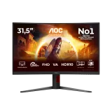 Monitor Gaming AOC C32G4Z, 31.5", 1920 x 1080 pixeli, Black, Red, 3 ani Garantie — Nou