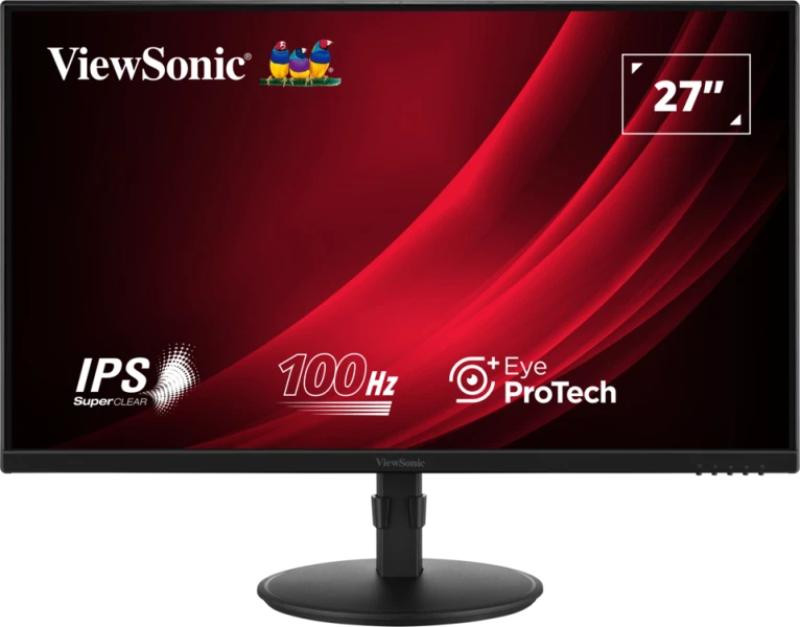 Monitor Consumer ViewSonic VA2708-HDJ, 27", 1920 x 1080 pixeli, Black, 2 ani Garantie - imaginea 1