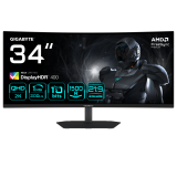 Monitor Consumer GIGABYTE G34WQC2, 34", 3440 x 1440 pixeli, Black, 2 ani Garantie — Nou