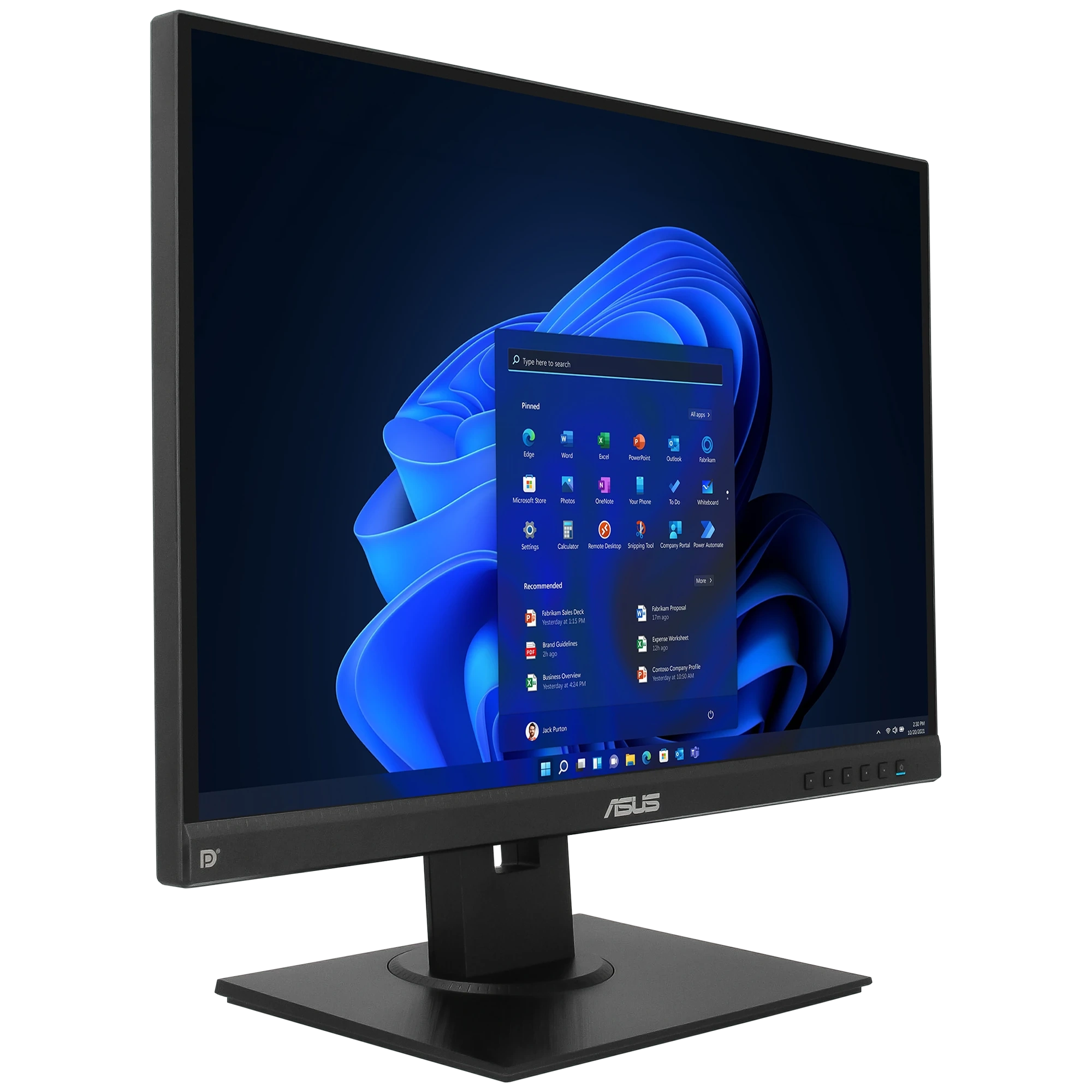 Monitor 24 inch, ASUS BE24WQLB, LED IPS, WUXGA, HDMI, Boxe încorporate, Black, 3 Ani Garantie, Refurbished - imaginea 1