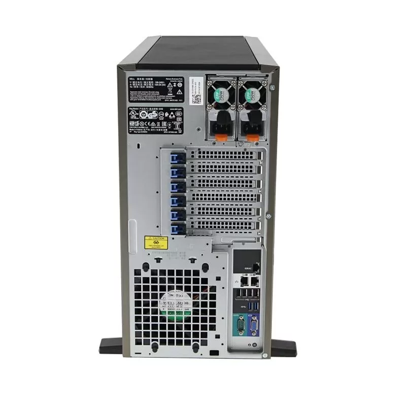 Server Dell PowerEdge T440, 8 Bay 3.5 inch, 2 Procesoare Intel 8 Core Xeon Gold 6134 3.2 GHz up to 3.7 GHz, 64 GB DDR4 ECC, 2 x 480 GB SSD ENTERPRISE; 4 Ani Garantie, Refurbished - imaginea 6