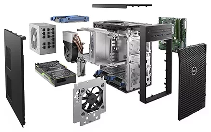 Workstation Dell Precision 3650, Tower, Intel Core i7 11700K 3.6 GHz up to 5.0 GHz, 32 GB DDR4; Fara Hard Disk; Placa Video Intel HD Graphics; Raid Controller Integrat; Fara Windows; 3 Ani Garantie, Premium, Refurbished - imaginea 7