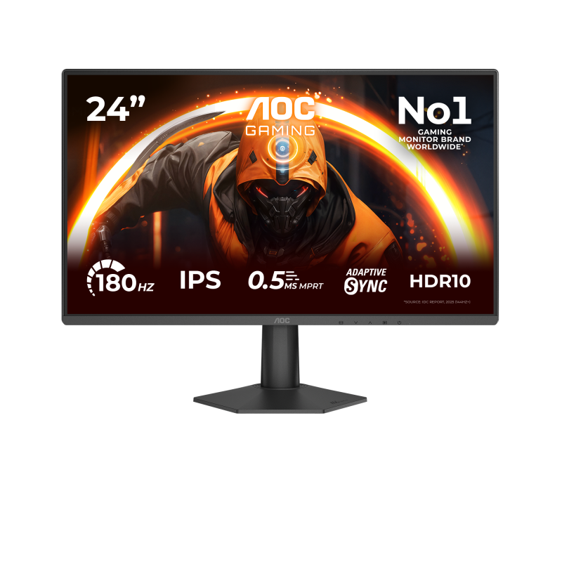 Monitor Gaming AOC 24G50F, 23.8", 1920 x 1080 pixeli, Black, 3 ani garantie - imaginea 1