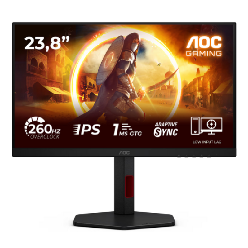 Monitor Gaming AOC 24G4ZR, 23.8", 1920 x 1080 pixeli, Black, 3 ani Garantie - imaginea 1
