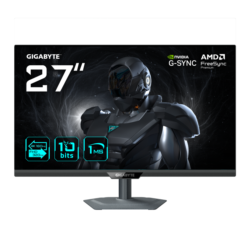 Monitor Consumer Gigabyte G27UP, 27", 3840 x 2160 pixeli, Black, 2 ani Garantie