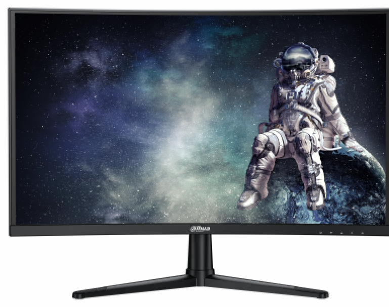 Monitor Gaming Dahua LM27-E240C, 27", 1920 x 1080 pixeli, Black, 3 ani Garantie