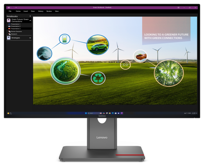 Monitor Commercial Lenovo ThinkVision P27Q-40, 27", 2560 x 1440 pixeli, Black, 3 ani Garantie