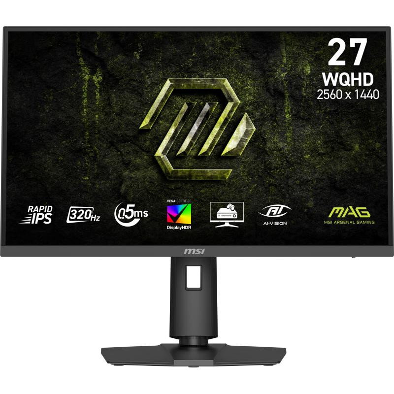 Monitor Gaming MSI MAG 274QPF X32, 27", 2560 x 1440 pixeli, Black, 2 ani Garantie - imaginea 1