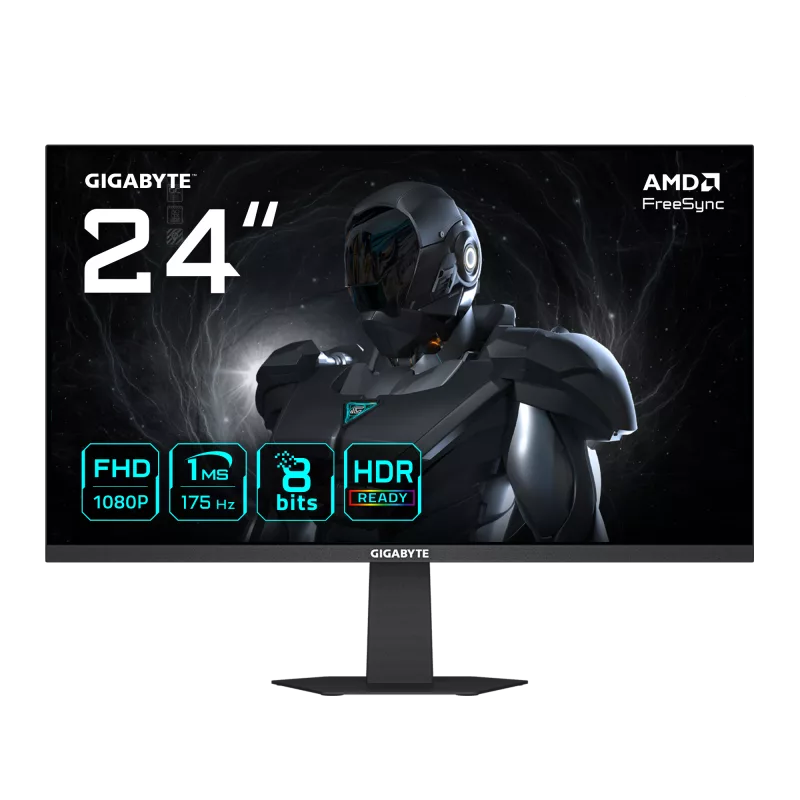 Monitor Consumer GIGABYTE GS24F14A, 23.8", 1920 x 1080 pixeli, Black