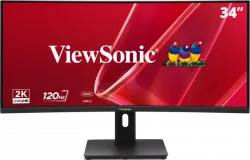 Monitor Consumer ViewSonic VA3420C-2, 34", 3440x1440 pixeli, Black, 2 ani Garantie — Nou