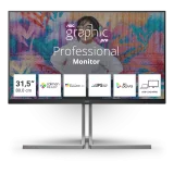 Monitor Consumer AOC U32U3CV, 31.5", 3840 x 2160 pixeli, Black, 3 ani Garantie — Nou