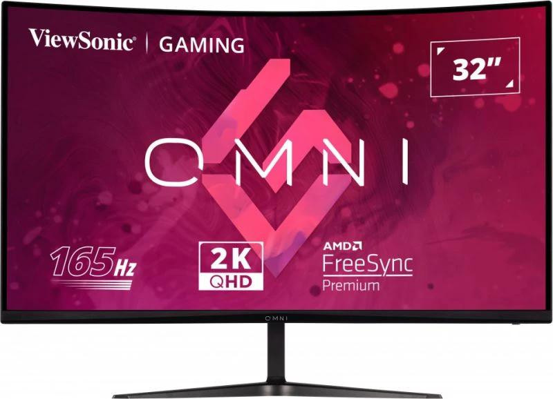 Monitor Consumer ViewSonic VX3218C-2K, 31.2", 2560 x 1440 pixeli, Black, 2 ani Garantie - imaginea 1