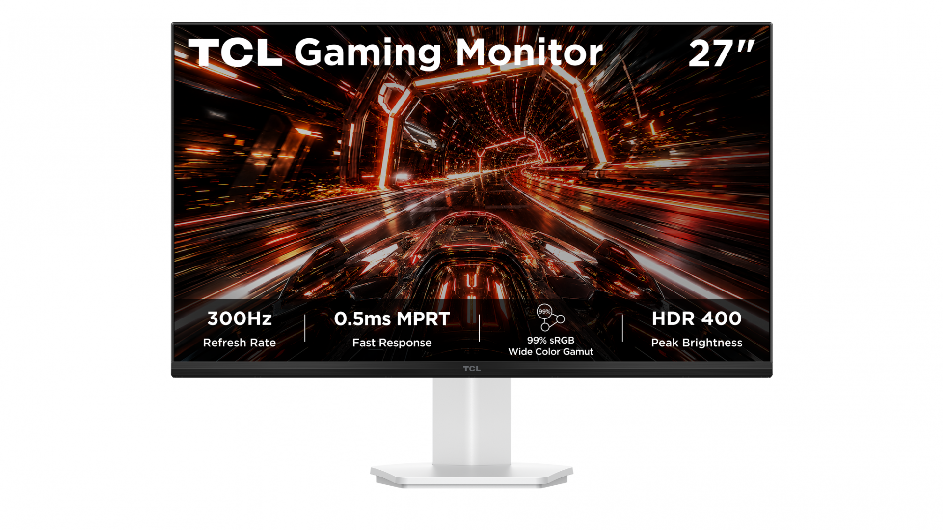Monitor Gaming TCL 27" 27P1AD, Full HD (1920x1080), 280Hz, 5 ms, 2x HDMI, 1x DP, 1x Jack - imaginea 1