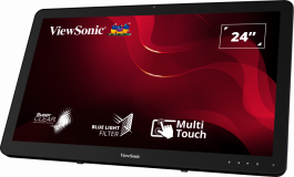 Monitor Consumer ViewSonic TD2430, 24", 1920 x 1080 pixeli, Touchscreen, Black, 3 ani Garantie - imaginea 3