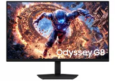 Monitor Samsung 32" LS32HG802ESXEN, Diagonal (inch): 32, Diagonal (cm): 81, Aspect ratio: 16:9, Panel: IPS, Resolution: 6144x3456/3072x1728, Refresh Rate: 165Hz/330Hz, Response time GtG: 1ms, Brightness (max): 350 cd/m², Contrast (static) : 1000:1, Viewing angle: 178/178, Color Gamut Type: sRGB — Nou