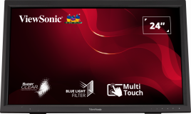 Monitor Consumer ViewSonic TD2423, 24", 1920 x 1080 pixeli, Touchscreen, Black, 3 ani Garantie - imaginea 2