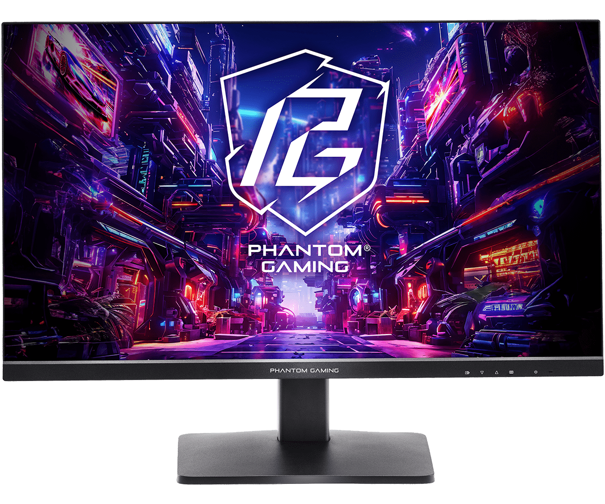 Monitor Commercial ASRock Phantom Gaming PG27QFT1B, 27", 2560 x 1440 pixeli, Black, 2 ani Garantie - imaginea 1