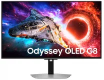 Monitor Samsung 32" LS32HG800SUXEN, Diagonal (inch): 32, Diagonal (cm): 80, Aspect ratio: 16:9, Panel: OLED, Resolution: 3840x2160, Refresh Rate: 240Hz, Response time GtG: 0.03ms, Brightness (max): 300 cd/m², Contrast (static) : 1.5M:1, Viewing angle: 178/178, Color Gamut Type: DCI, Color Gamut — Nou